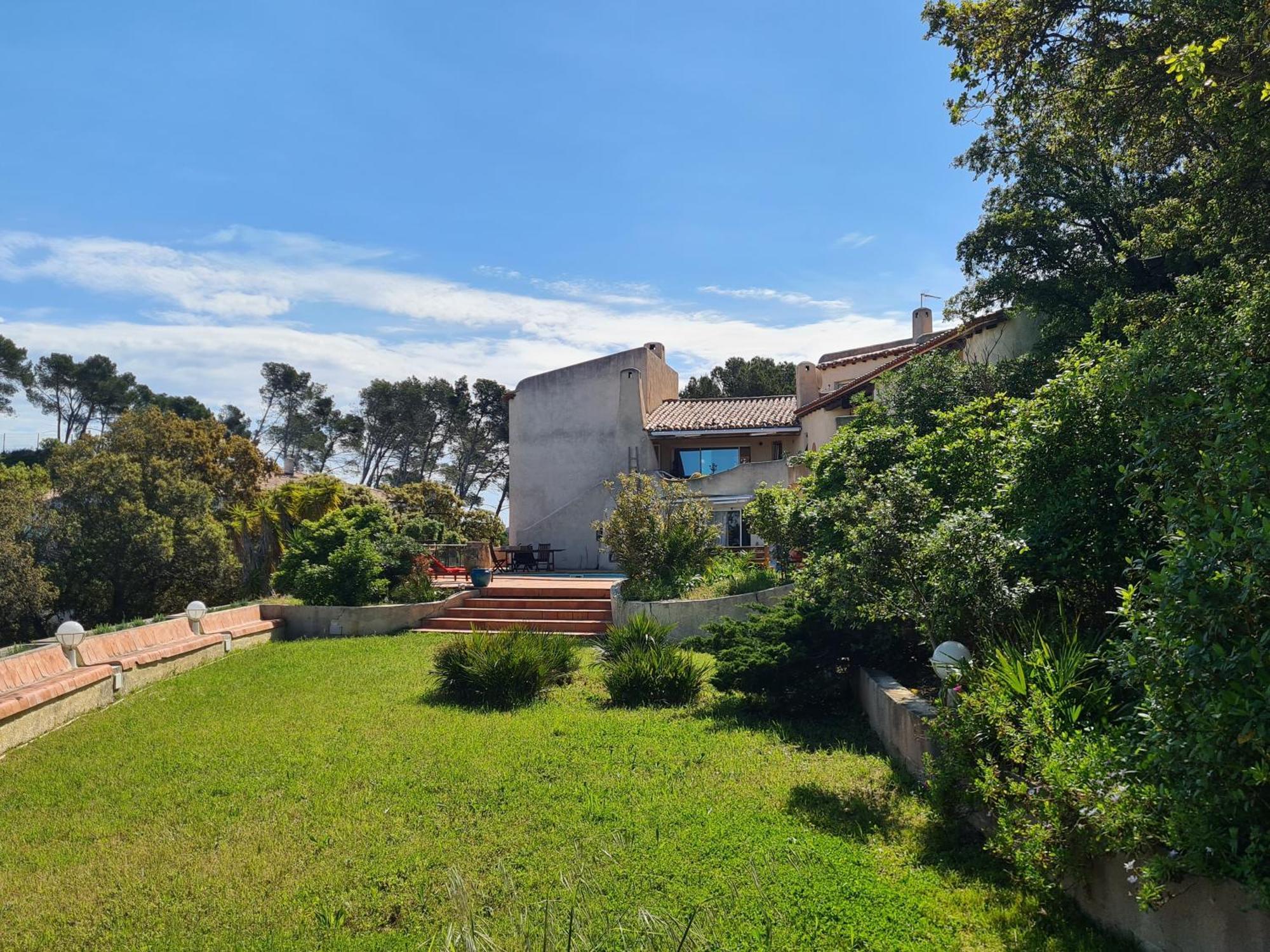 Villa M, Chambres D'Hotes, Vue Mer, Sauna, Piscine A Six-Fours Six-Fours-les-Plages Exterior foto